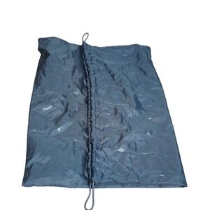 Away Travel Laundry Bag Navy Blue Nylon Drawstring Logo Print Suitcase Accessory